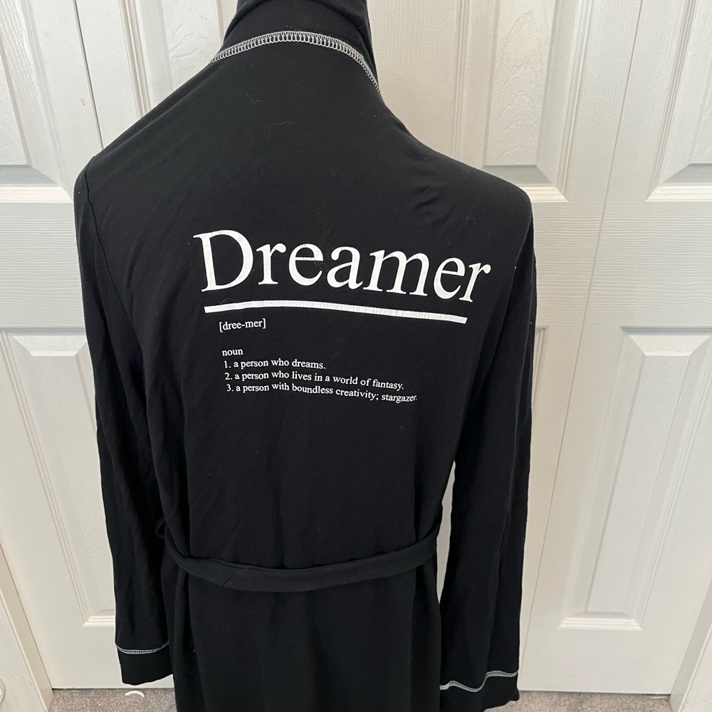 Dreamers Black Lounge Robe size M